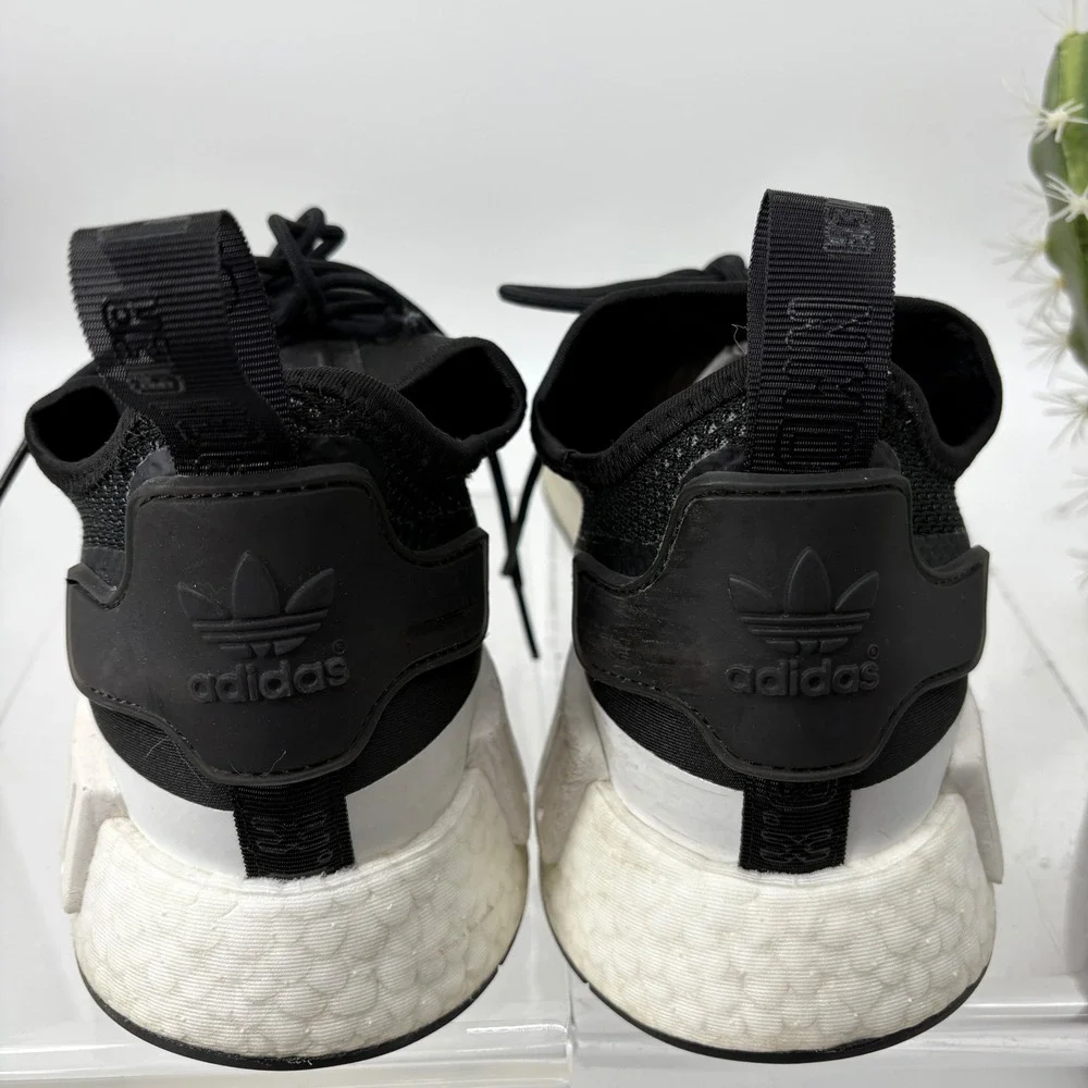 Adidas NMD R1 ATA FL0W Spectoo Sneaker Shoes Men's Black / White H67408 SZ 12